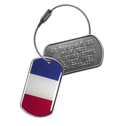 https://www.monidtag.com / Tag identification drapeau France