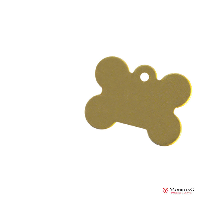 Médaille gravée pour chien OS